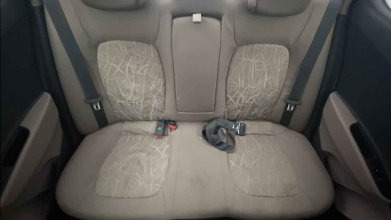 Used 2015 Hyundai Xcent S 1.2 Petrol Manual interior REAR SEAT CONDITION VIEW