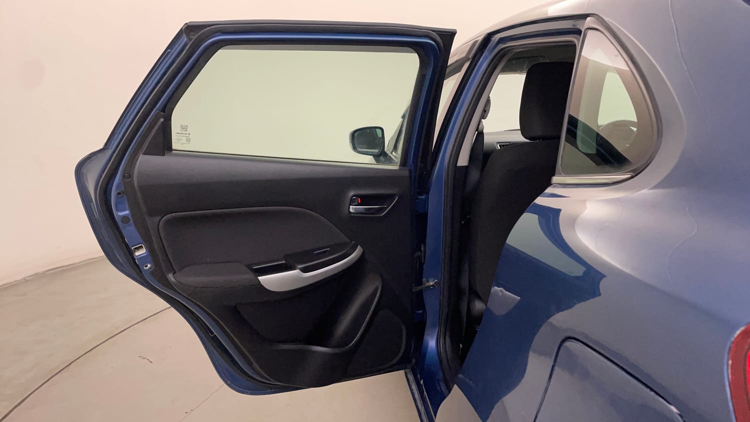 Used 2018 Maruti Suzuki Baleno Zeta 1.2 AT Petrol Automatic interior LEFT REAR DOOR OPEN VIEW