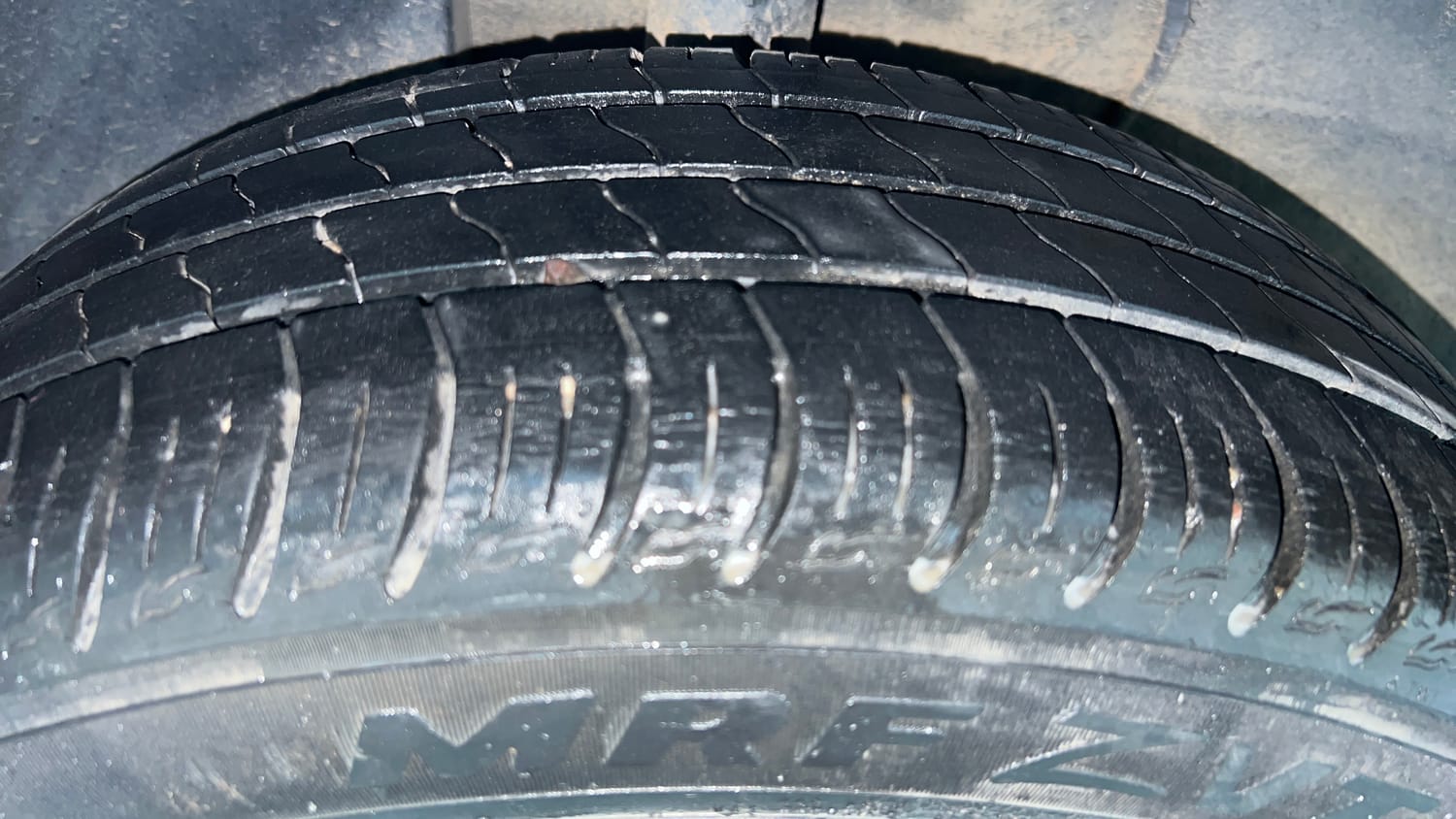 Used 2020 Tata Altroz XT Petrol Petrol Manual tyres RIGHT REAR TYRE TREAD VIEW