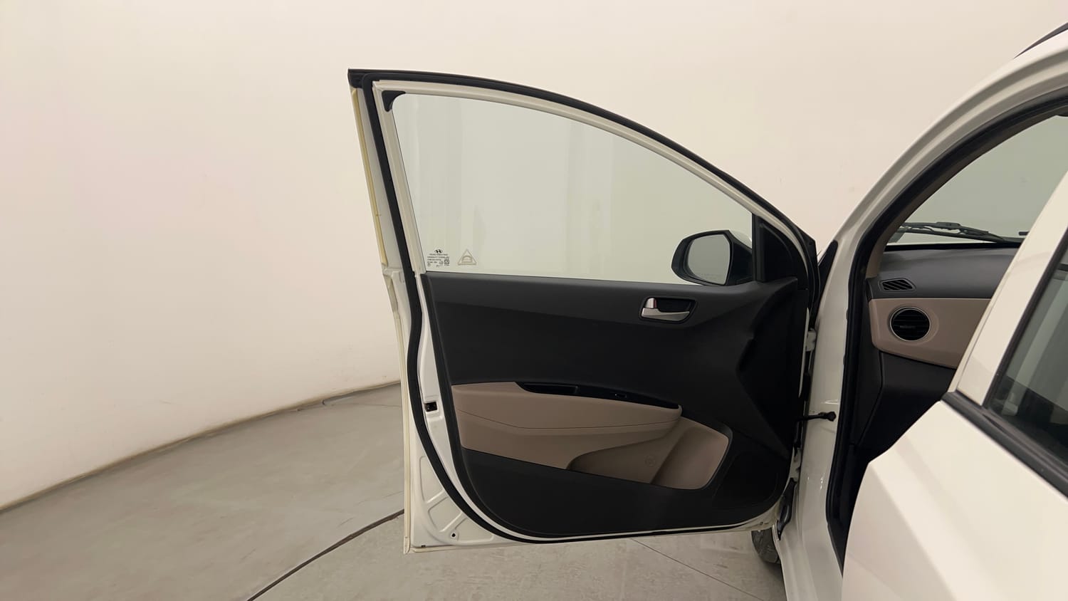 Used 2014 Hyundai Grand i10 Asta AT 1.2 Kappa VTVT Petrol Automatic interior LEFT FRONT DOOR OPEN VIEW