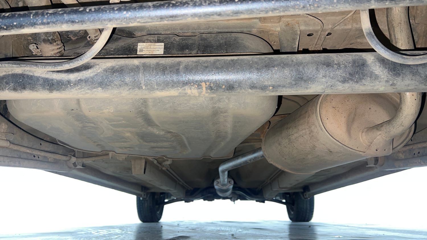 Used 2018 Maruti Suzuki Wagon R VXI Petrol Manual extra REAR UNDERBODY VIEW (TAKEN FROM REAR)