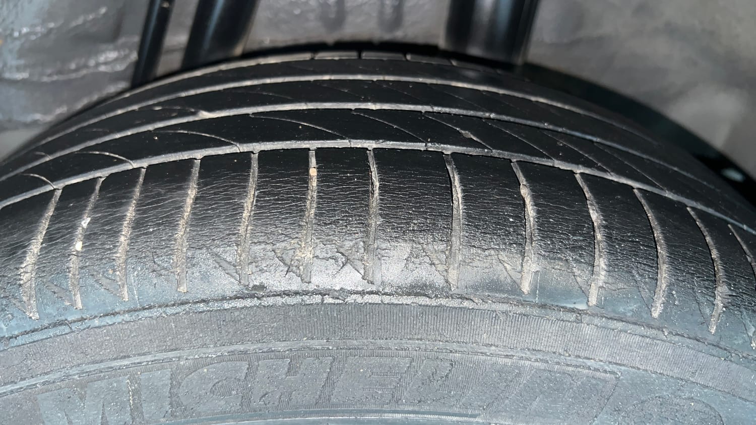 Used 2018 Honda WR-V VX MT Petrol Petrol Manual tyres LEFT REAR TYRE TREAD VIEW