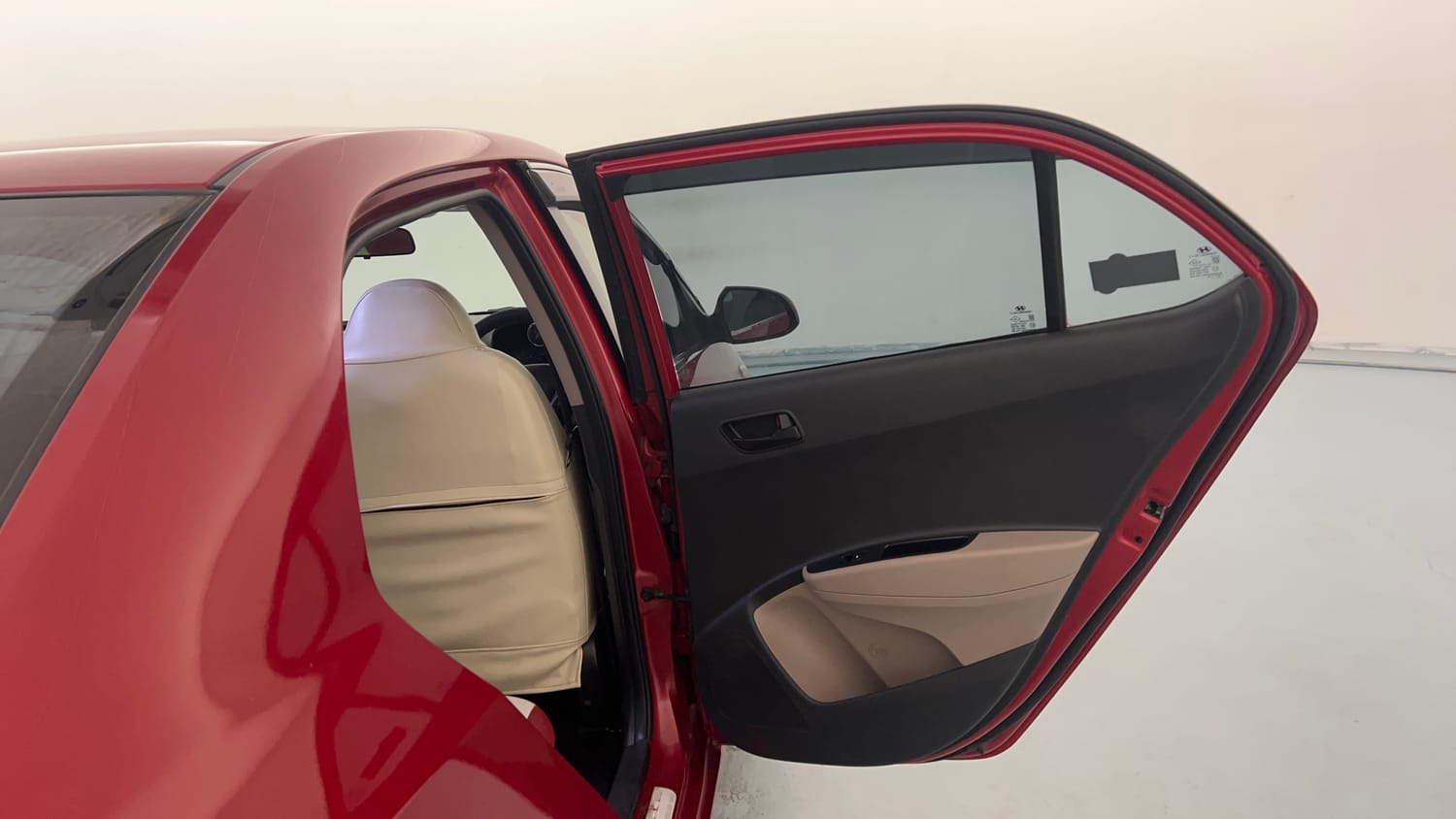 Used 2019 Hyundai Xcent S Petrol Manual interior RIGHT REAR DOOR OPEN VIEW