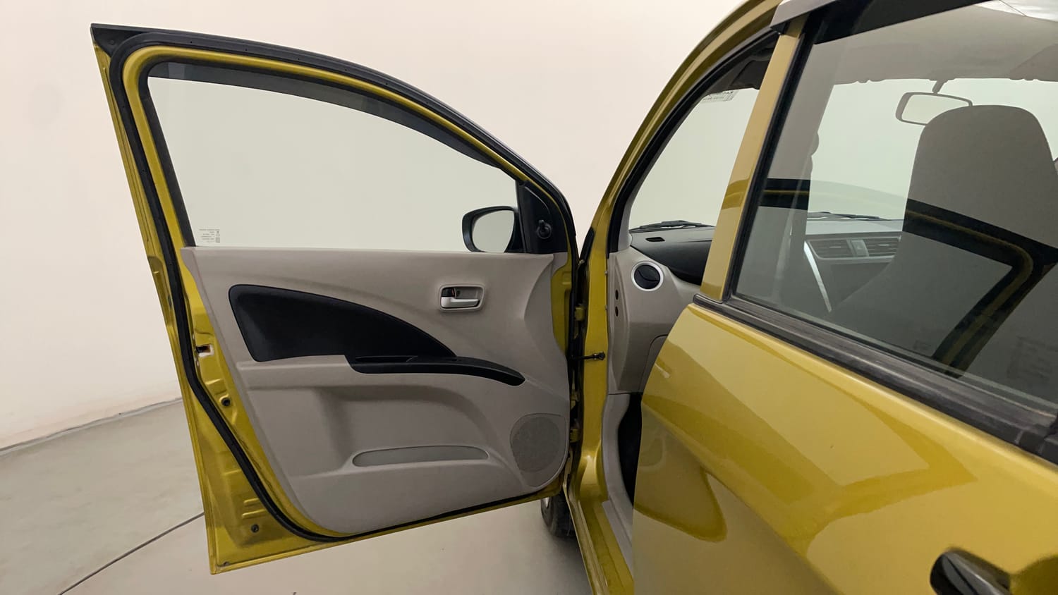 Used 2014 Maruti Suzuki Celerio VXi AMT Petrol Automatic interior LEFT FRONT DOOR OPEN VIEW