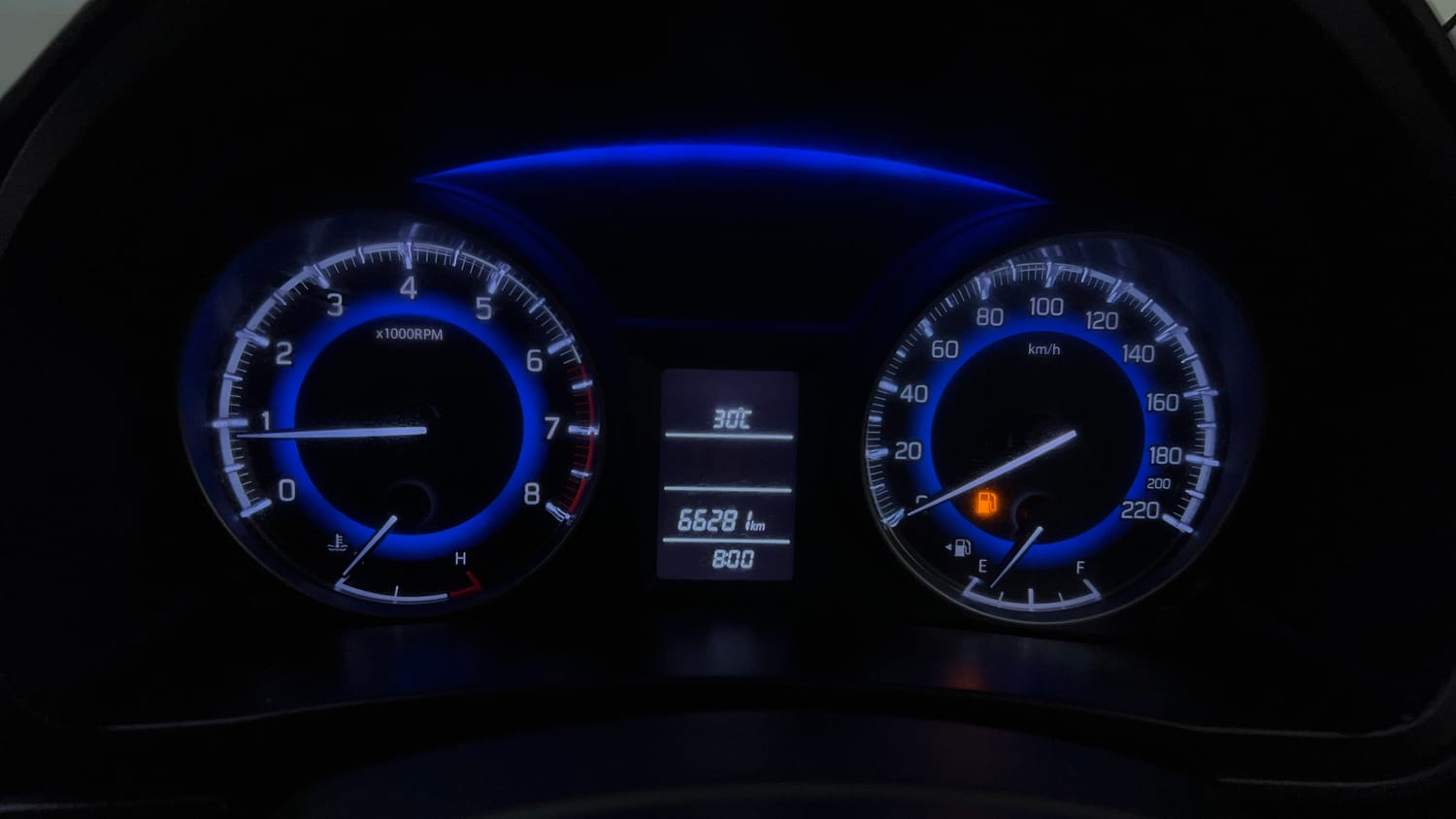 Used 2019 Maruti Suzuki Baleno Delta 1.2 Petrol Manual interior CLUSTERMETER VIEW