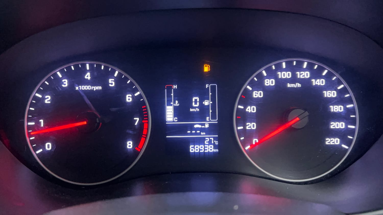 Used 2019 Hyundai Elite i20 Sportz 1.2 Petrol Manual interior CLUSTERMETER VIEW