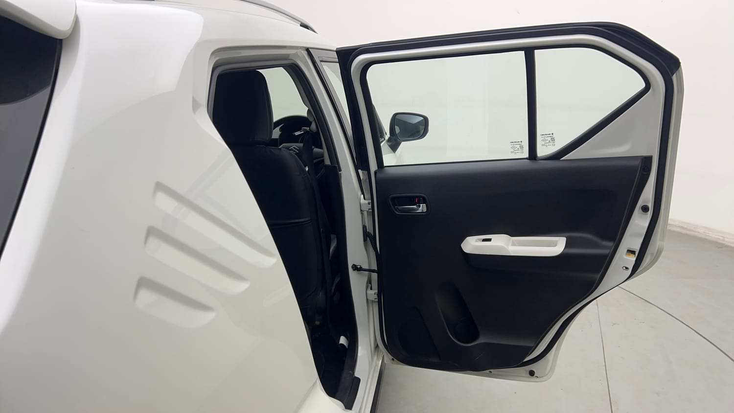Used 2025 Maruti Suzuki Ignis Alpha 1.2 AMT Petrol Automatic interior RIGHT REAR DOOR OPEN VIEW