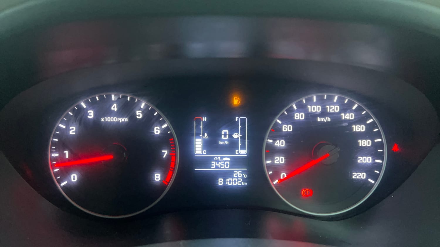 Used 2019 Hyundai Elite i20 Sportz Plus 1.2 Petrol Manual interior CLUSTERMETER VIEW