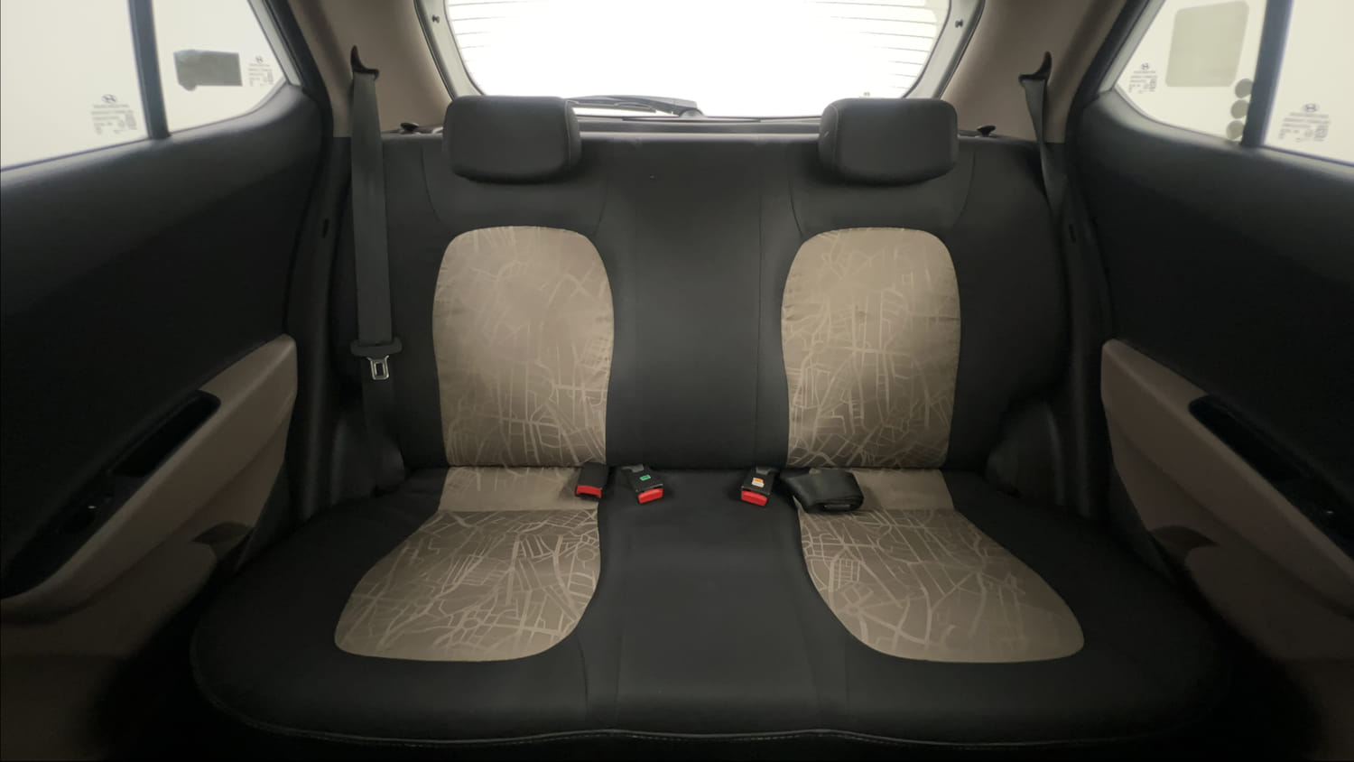 Used 2014 Hyundai Grand i10 Asta AT 1.2 Kappa VTVT Petrol Automatic interior REAR SEAT CONDITION VIEW