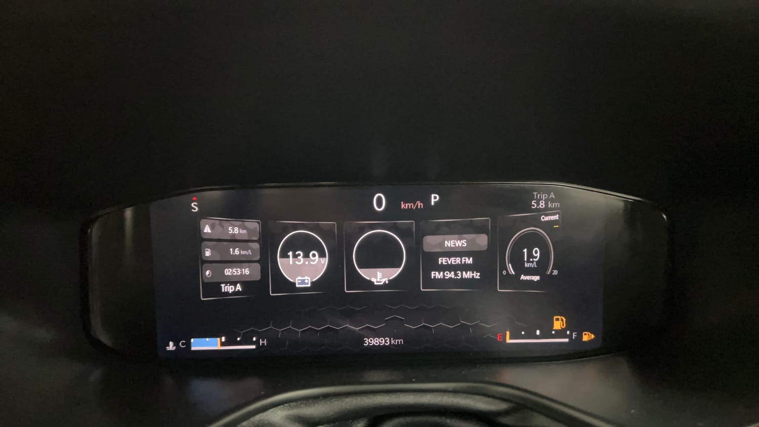 Used 2022 Jeep Compass Model S (O) 1.4 Petrol DCT Petrol Automatic interior CLUSTERMETER VIEW