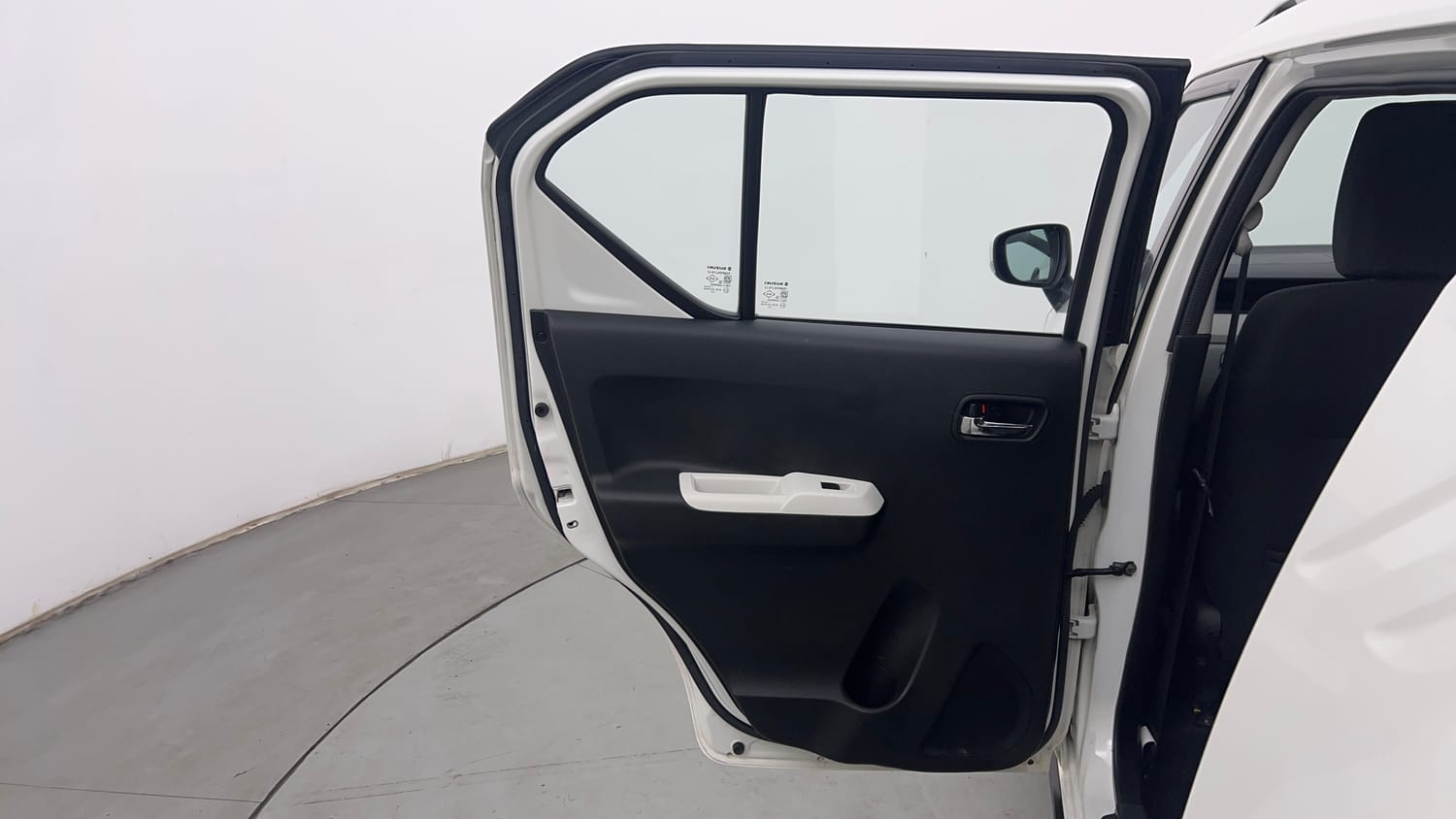 Used 2022 Maruti Suzuki Ignis Zeta 1.2 AMT Petrol Automatic interior LEFT REAR DOOR OPEN VIEW