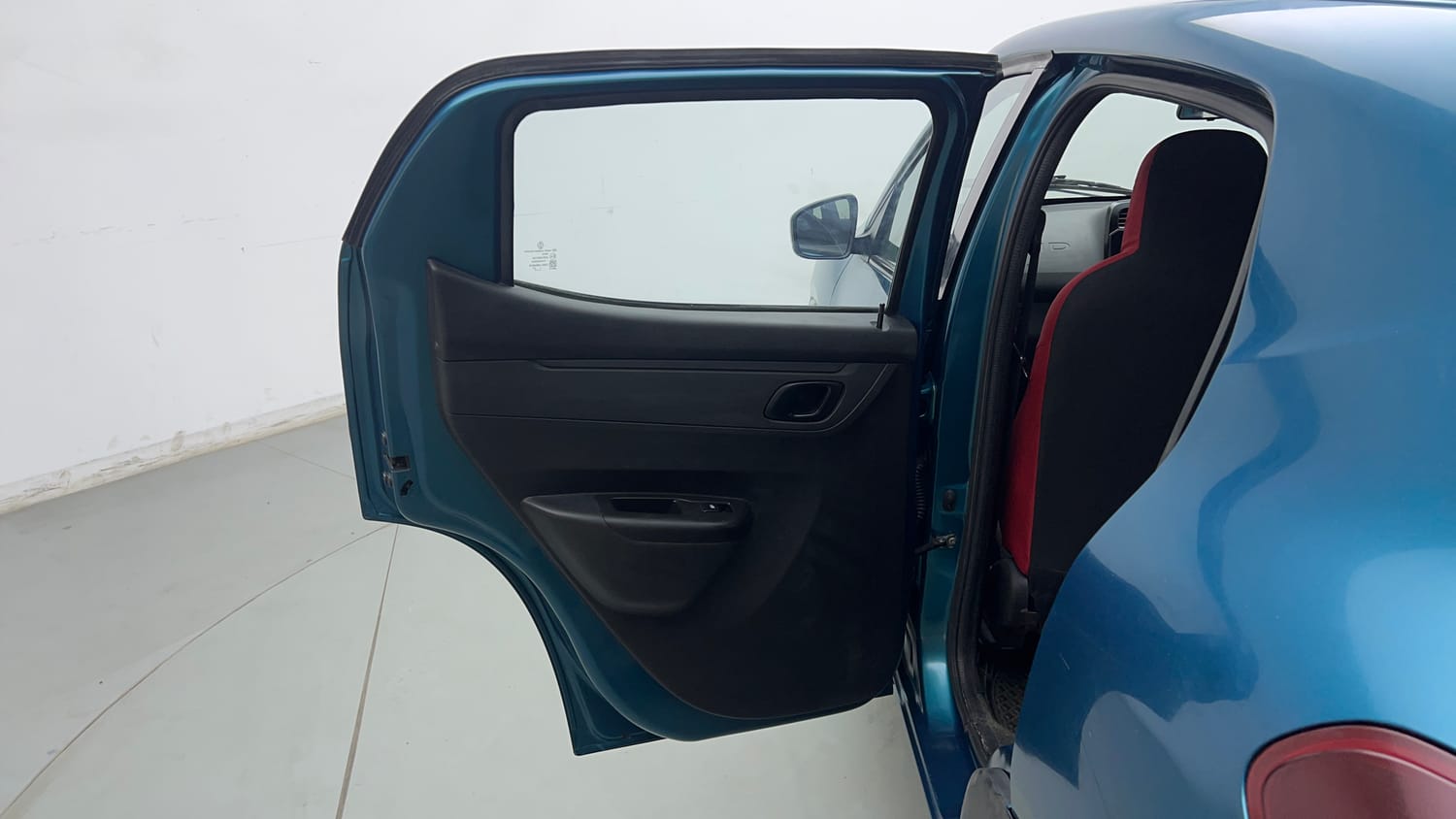 Used 2021 Renault Kwid RXT 1.0 AMT (O) Petrol Automatic interior LEFT REAR DOOR OPEN VIEW
