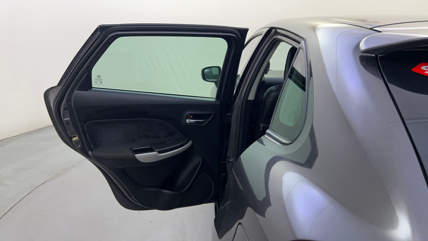 Used 2018 Maruti Suzuki Baleno Alpha 1.2 Petrol Manual interior LEFT REAR DOOR OPEN VIEW