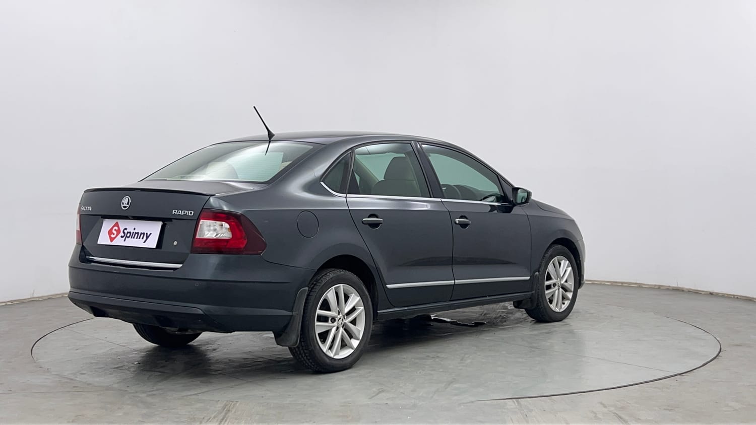 Used 2020 Skoda Rapid Style AT Petrol Automatic exterior RIGHT REAR CORNER VIEW