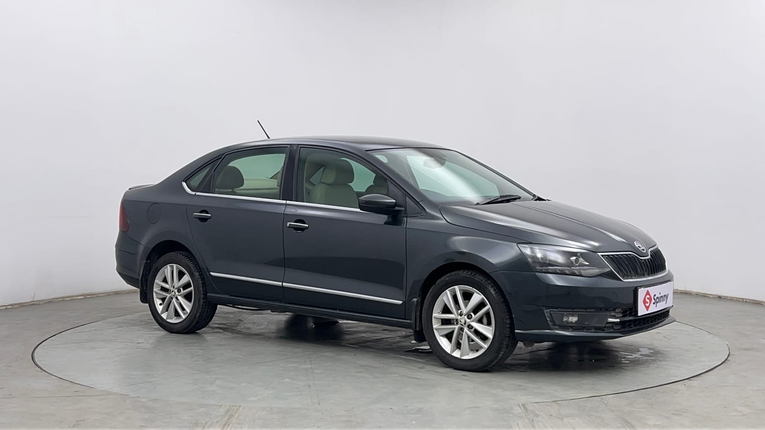 Used 2020 Skoda Rapid Style AT Petrol Automatic exterior RIGHT FRONT CORNER VIEW