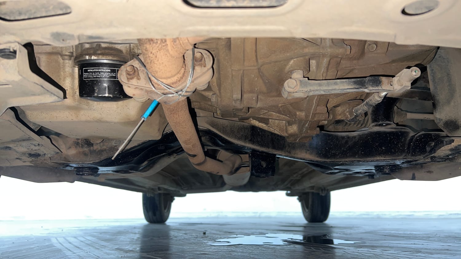 Used 2016 Maruti Suzuki Celerio VXi Petrol Manual extra FRONT LEFT UNDERBODY VIEW