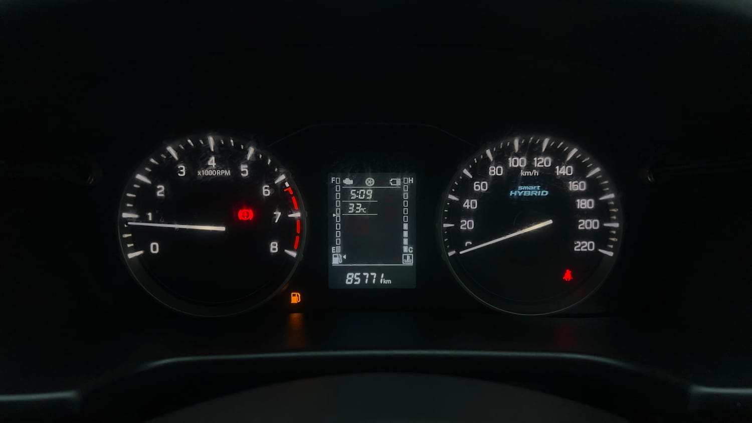 Used 2022 Maruti Suzuki Brezza VXi Petrol Manual interior CLUSTERMETER VIEW