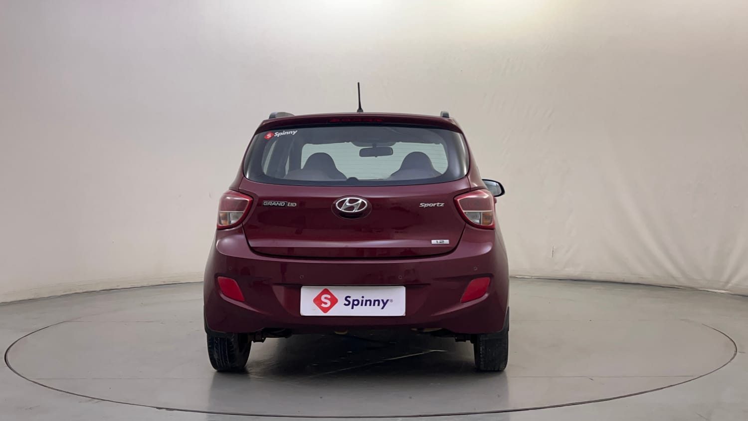 Used 2016 Hyundai Grand i10 Sportz 1.2 Kappa VTVT Petrol Manual exterior BACK VIEW