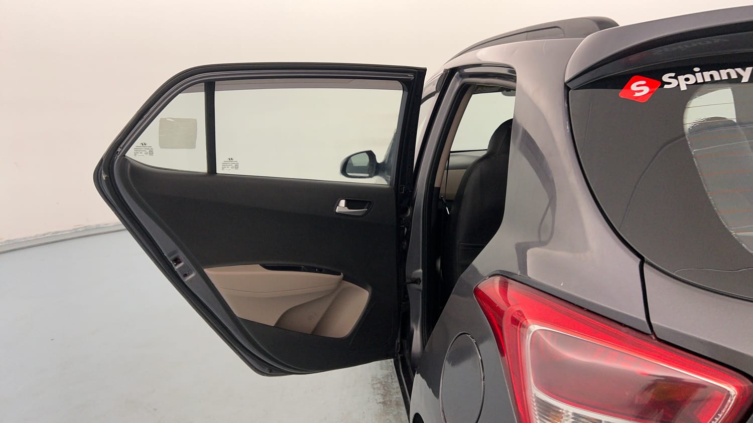 Used 2018 Hyundai Grand i10 Sportz 1.2 Kappa VTVT Petrol Manual interior LEFT REAR DOOR OPEN VIEW