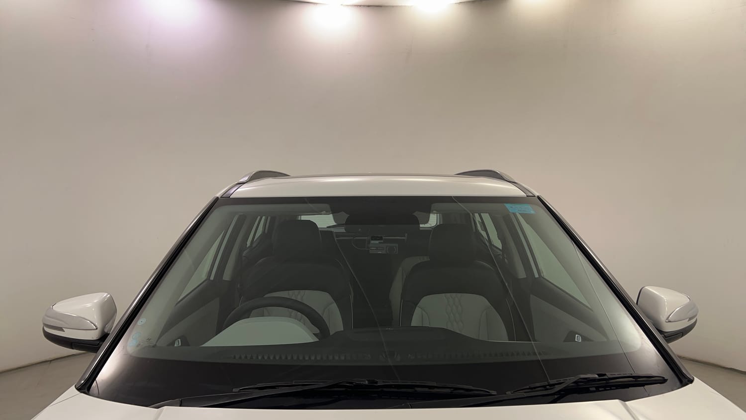 Used 2023 Hyundai Creta SX (O) 1.5 Petrol IVT Petrol Automatic exterior FRONT WINDSHIELD VIEW