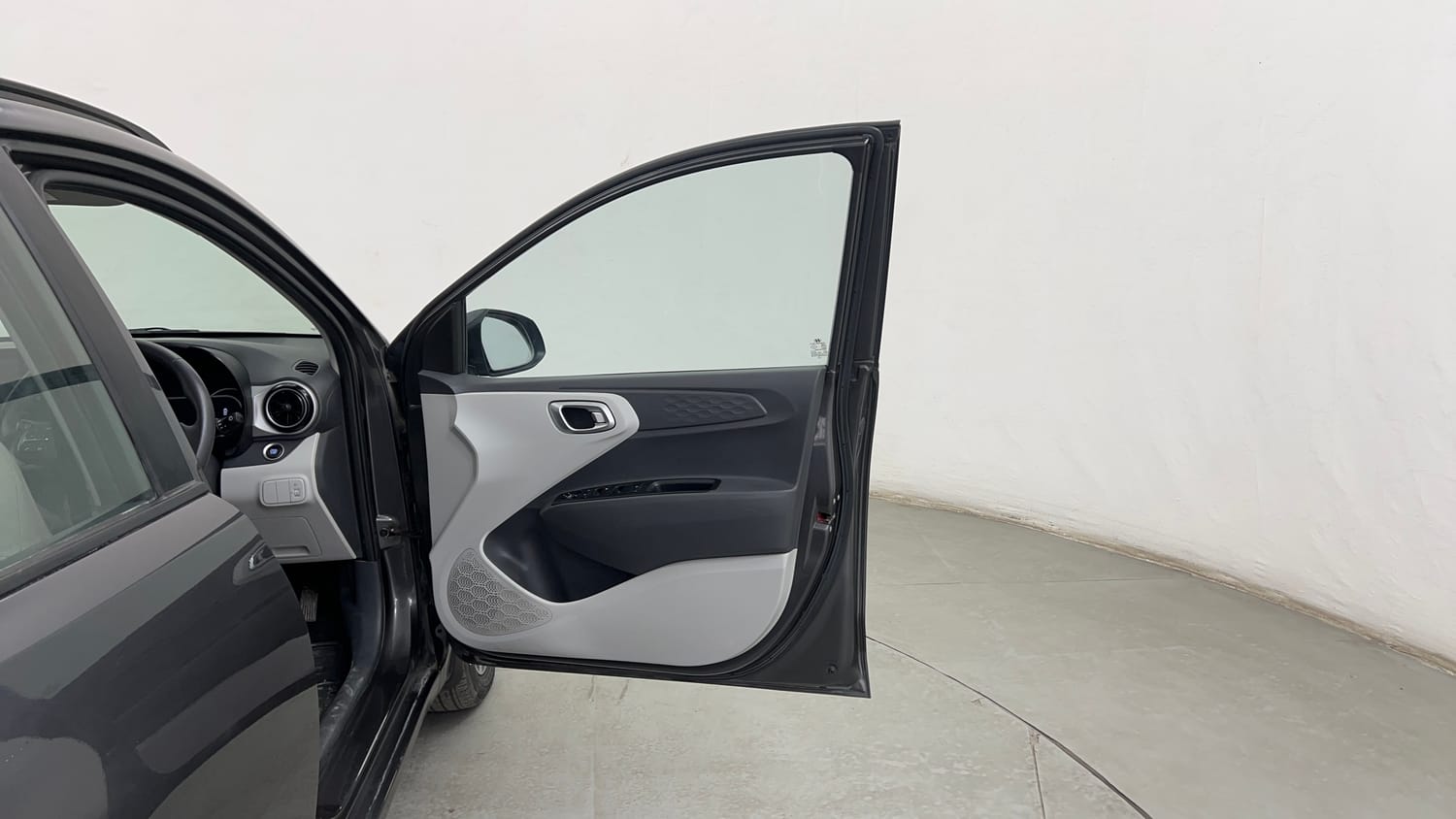 Used 2021 Hyundai Grand i10 Nios Sportz AMT 1.2 Kappa VTVT Petrol Automatic interior RIGHT FRONT DOOR OPEN VIEW