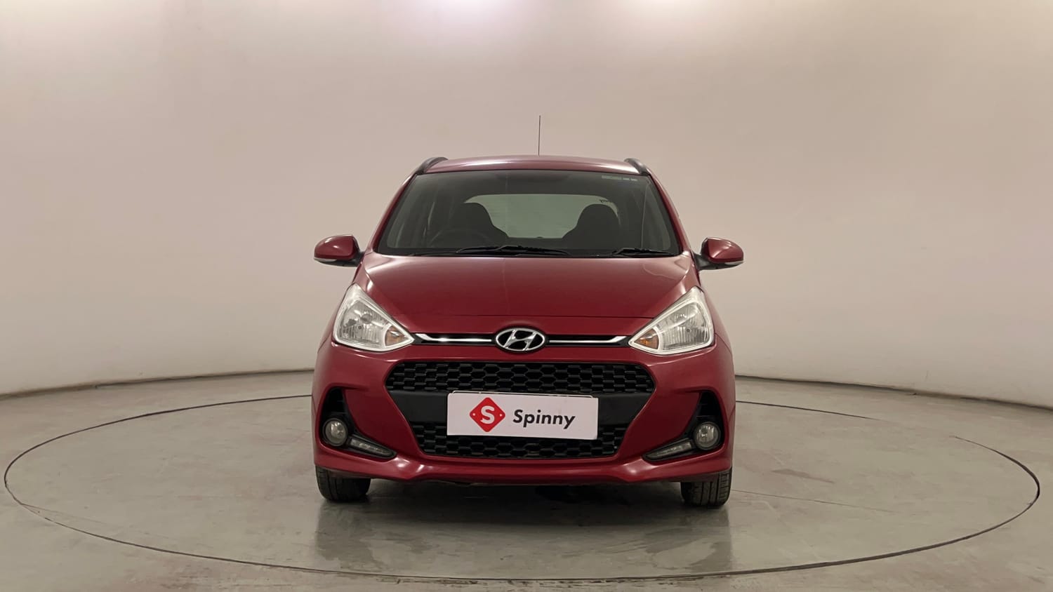 Used 2017 Hyundai Grand i10 Sportz (O) 1.2 Kappa VTVT Petrol Manual exterior FRONT VIEW