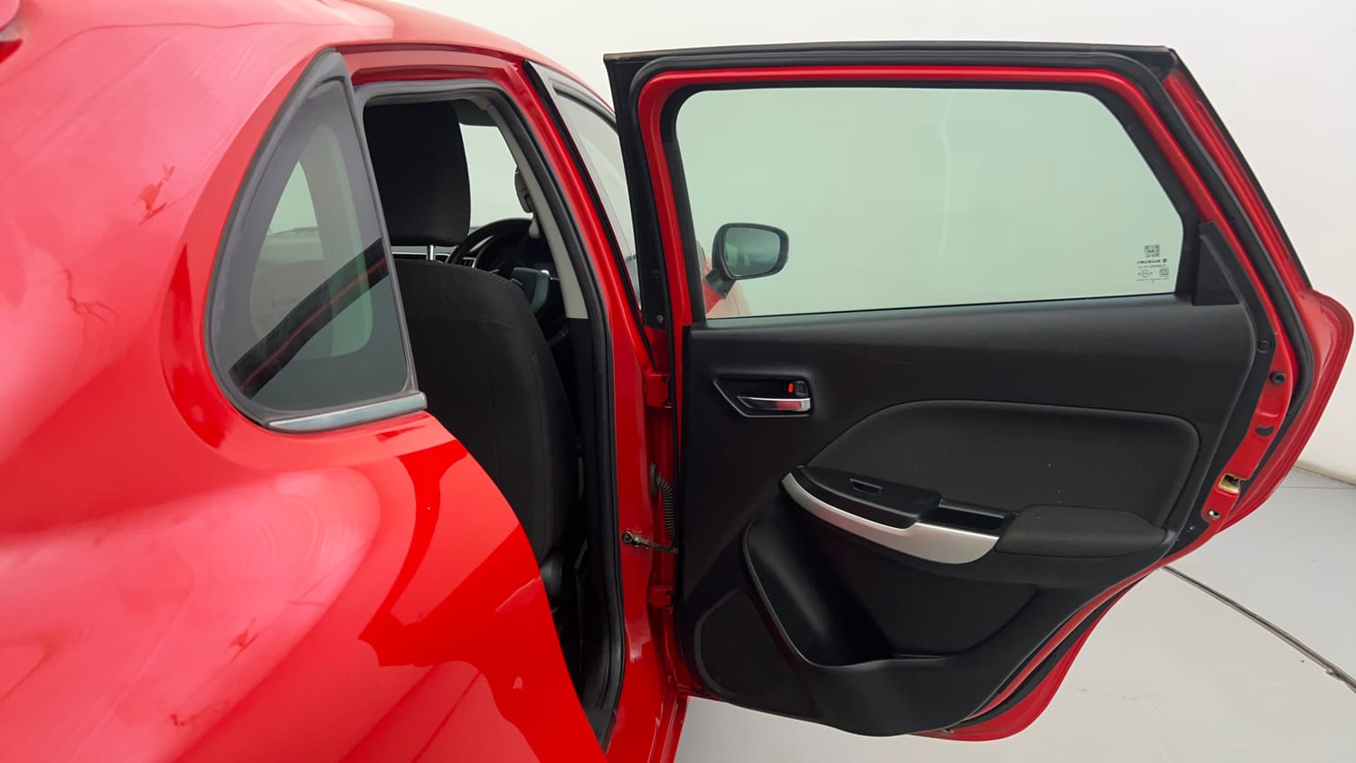 Used 2018 Maruti Suzuki Baleno Alpha 1.2 AT Petrol Automatic interior RIGHT REAR DOOR OPEN VIEW
