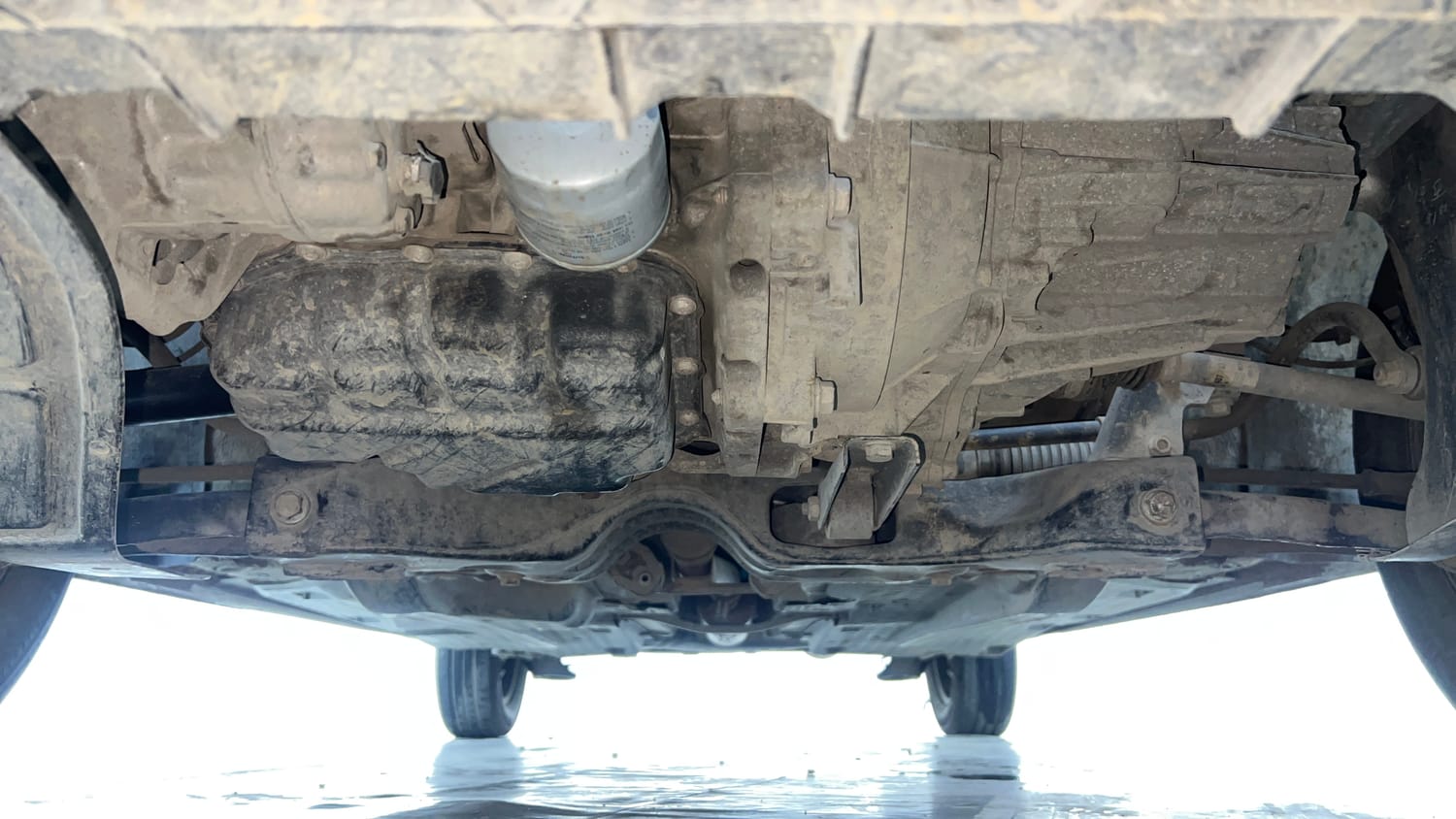 Used 2018 Volkswagen Ameo Trendline 1.0L (P) Petrol Manual extra FRONT LEFT UNDERBODY VIEW