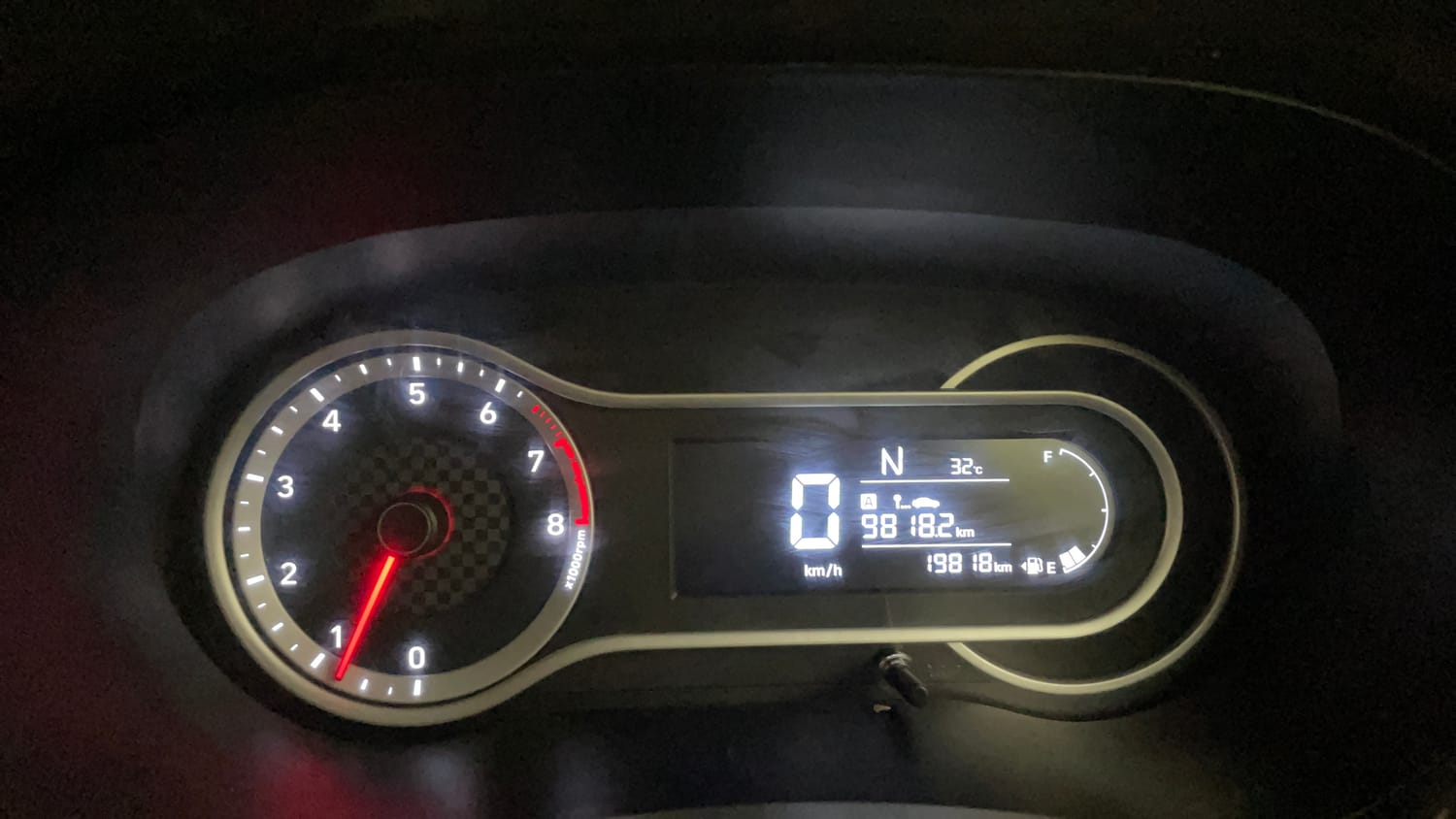 Used 2022 Hyundai Grand i10 Nios Sportz AMT 1.2 Kappa VTVT Petrol Automatic interior CLUSTERMETER VIEW