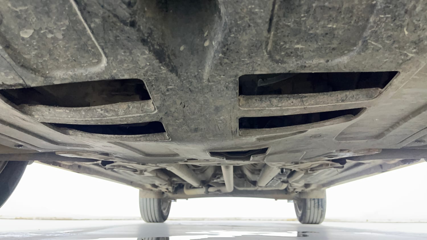 Used 2018 Hyundai Creta SX 1.6 CRDI (O) Diesel Manual extra FRONT LEFT UNDERBODY VIEW