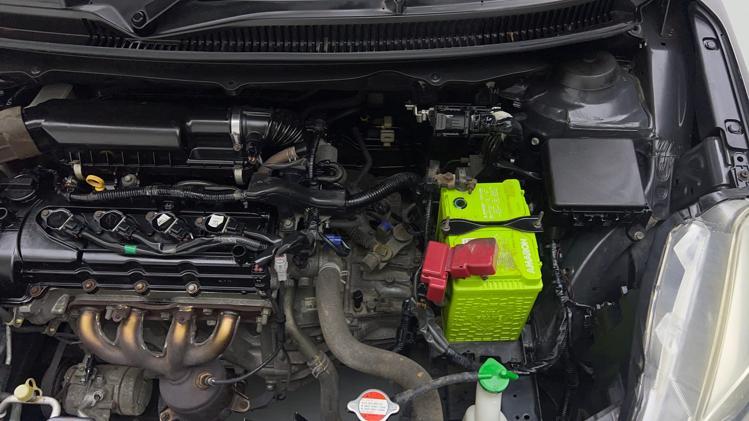 Used 2017 Maruti Suzuki Baleno Delta 1.2 Petrol Manual engine ENGINE LEFT SIDE VIEW