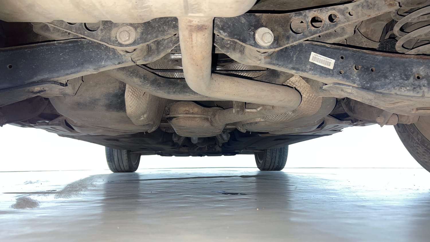 Used 2019 Audi Q3 30 TFSI Premium Petrol Automatic extra REAR UNDERBODY VIEW (TAKEN FROM REAR)
