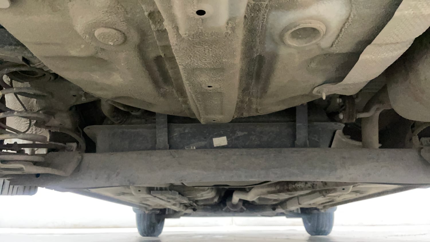 Used 2026 Hyundai Grand i10 Nios Magna 1.2 Kappa Petrol Manual extra REAR UNDERBODY VIEW (TAKEN FROM REAR)