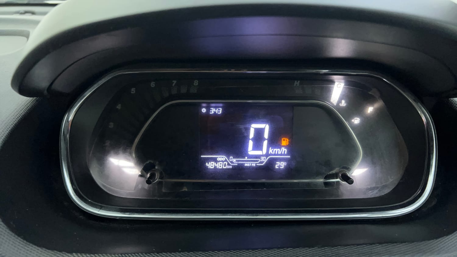 Used 2020 Tata Tiago Revotron XZ Plus Petrol Manual interior CLUSTERMETER VIEW