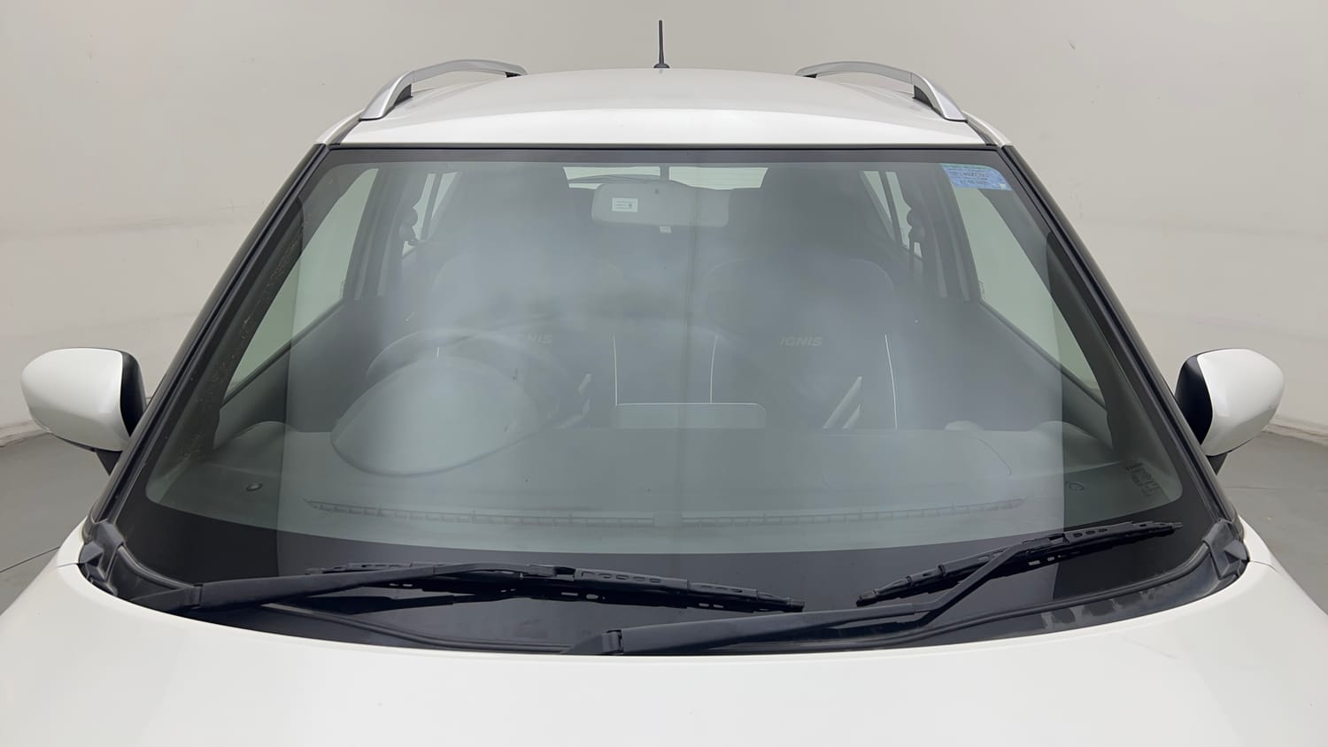 Used 2025 Maruti Suzuki Ignis Alpha 1.2 AMT Petrol Automatic exterior FRONT WINDSHIELD VIEW