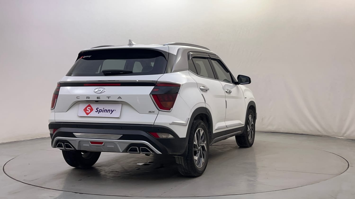 Used 2023 Hyundai Creta SX (O) 1.5 Petrol IVT Petrol Automatic exterior RIGHT REAR CORNER VIEW