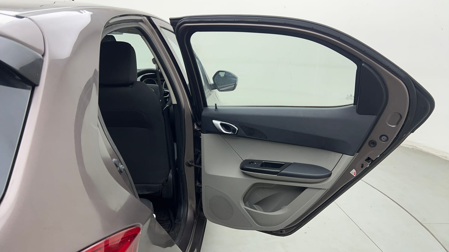 Used 2017 Tata Tiago Revotron XZ w/o Alloy Petrol Manual interior RIGHT REAR DOOR OPEN VIEW