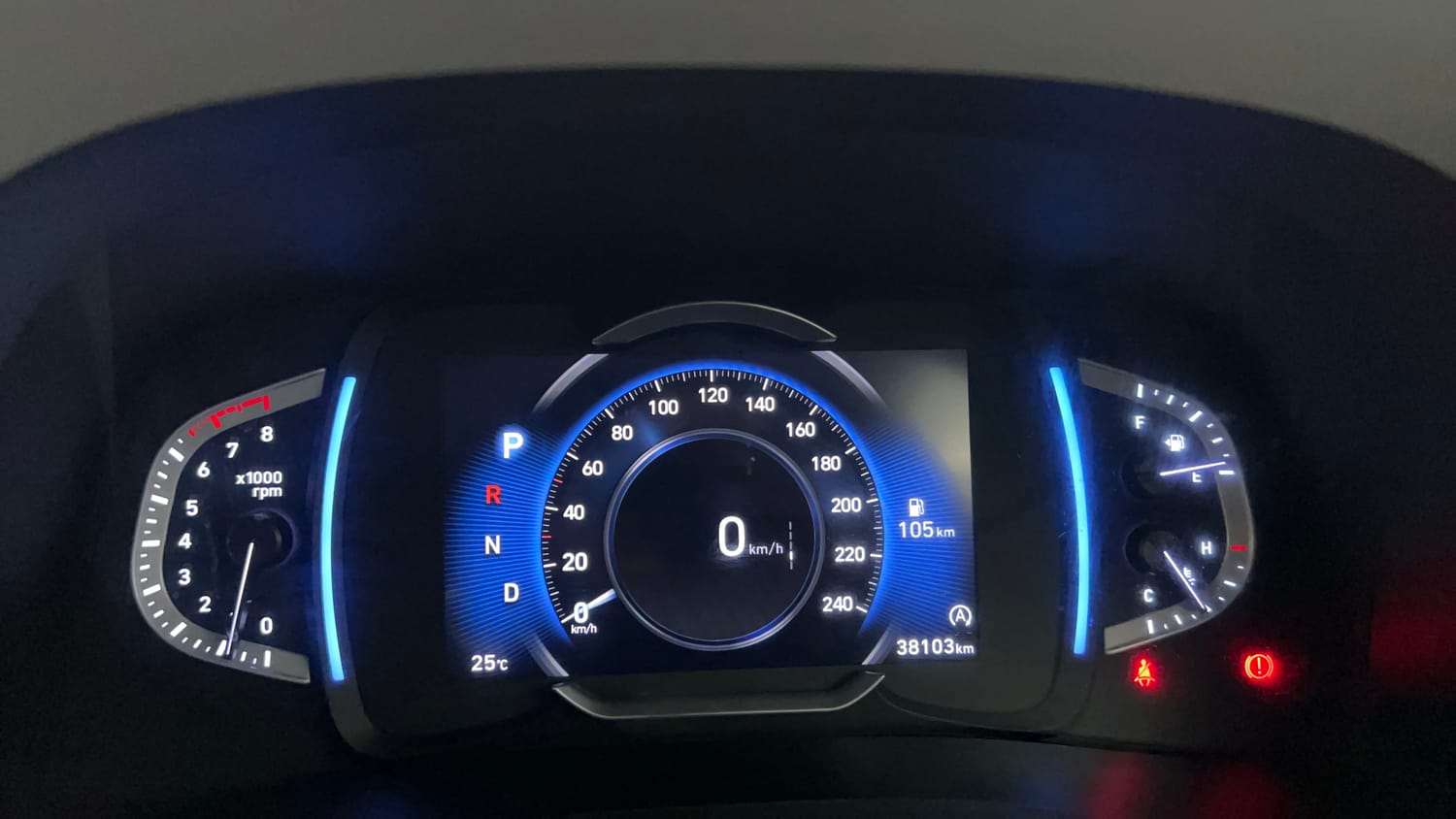 Used 2023 Hyundai Creta SX (O) 1.5 Petrol IVT Petrol Automatic interior CLUSTERMETER VIEW