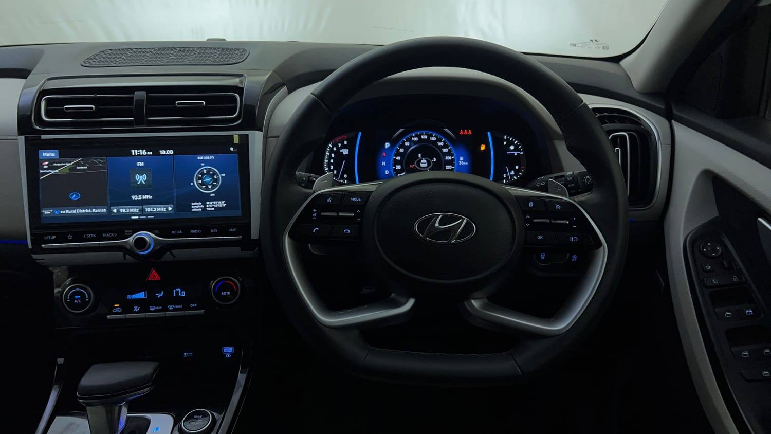 Used 2023 Hyundai Creta SX (O) 1.5 Petrol IVT Petrol Automatic interior STEERING VIEW