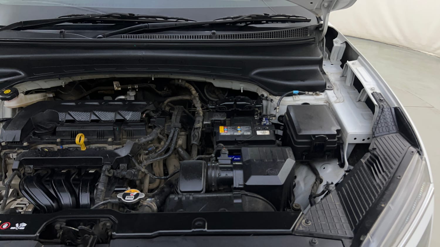 Used 2023 Hyundai Creta SX (O) 1.5 Petrol IVT Petrol Automatic engine ENGINE LEFT SIDE HINGE & APRON VIEW