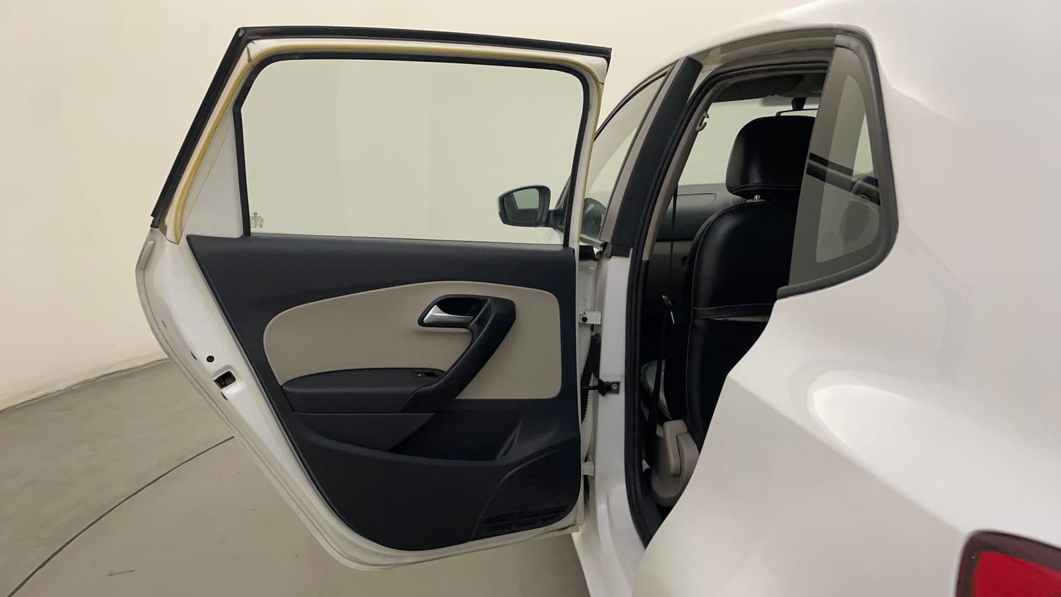 Used 2014 Volkswagen Polo Comfortline 1.2L (D) Diesel Manual interior LEFT REAR DOOR OPEN VIEW