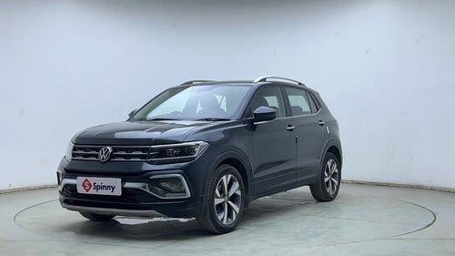 Used 2023 Volkswagen Taigun Topline 1.0 TSI MT Petrol Manual exterior LEFT FRONT CORNER VIEW
