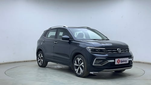 Used 2023 Volkswagen Taigun Topline 1.0 TSI MT Petrol Manual exterior RIGHT FRONT CORNER VIEW