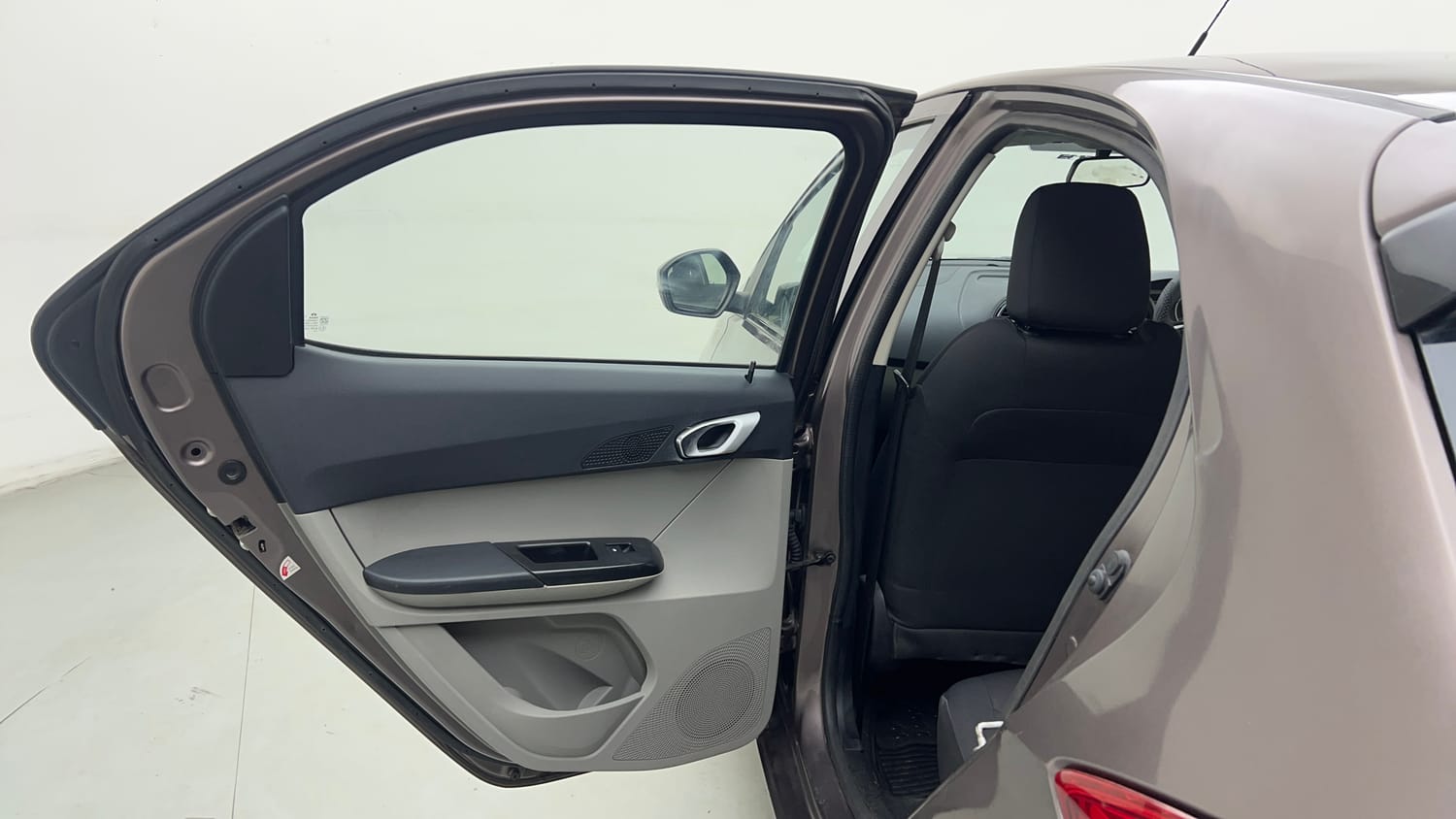 Used 2017 Tata Tiago Revotron XZ w/o Alloy Petrol Manual interior LEFT REAR DOOR OPEN VIEW