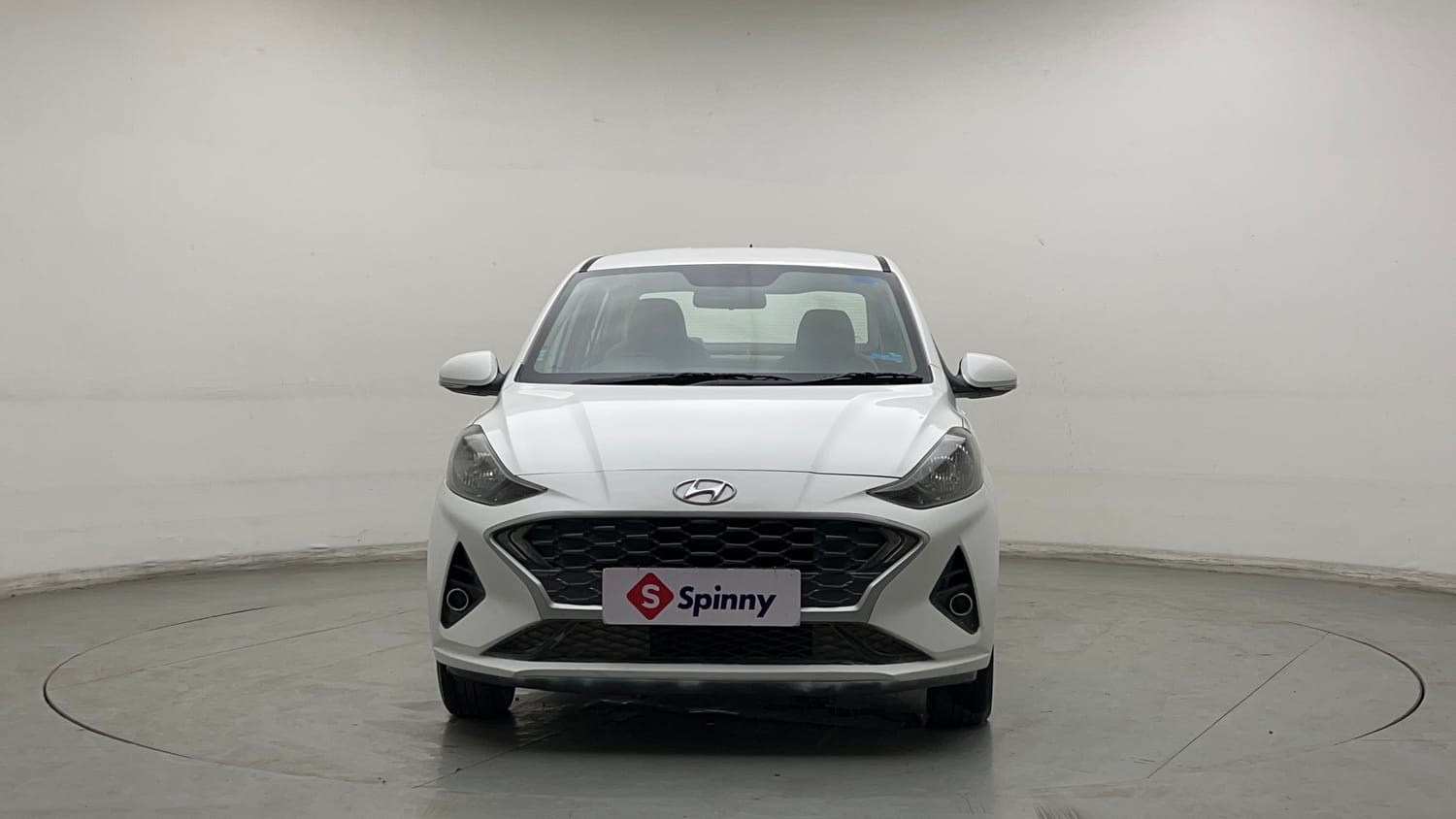 Used 2021 Hyundai Aura S 1.2 AMT Petrol Petrol Automatic exterior FRONT VIEW
