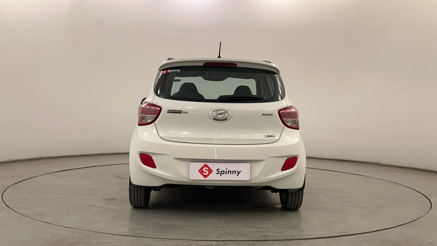 Used 2014 Hyundai Grand i10 Asta AT 1.2 Kappa VTVT Petrol Automatic exterior BACK VIEW