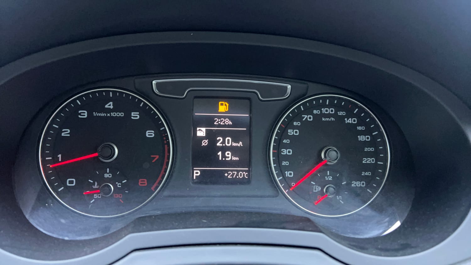 Used 2019 Audi Q3 30 TFSI Premium Petrol Automatic interior CLUSTERMETER VIEW