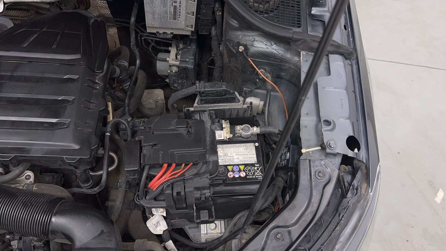 Used 2020 Skoda Rapid Style AT Petrol Automatic engine ENGINE LEFT SIDE VIEW