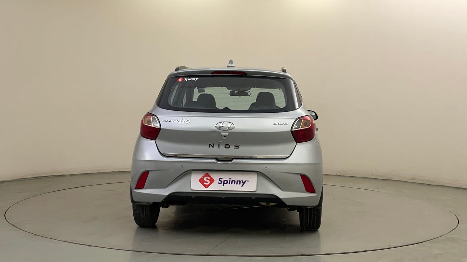 Used 2022 Hyundai Grand i10 Nios Sportz AMT 1.2 Kappa VTVT Petrol Automatic exterior BACK VIEW