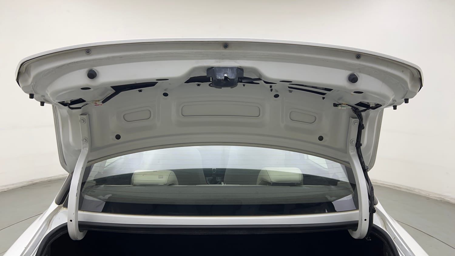 Used 2021 Hyundai Aura S 1.2 AMT Petrol Petrol Automatic interior DICKY DOOR OPEN VIEW